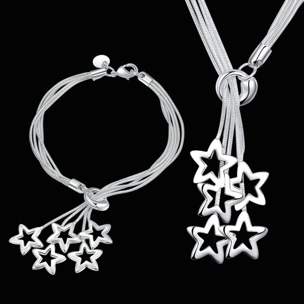 Silver Jewelry Set LST338