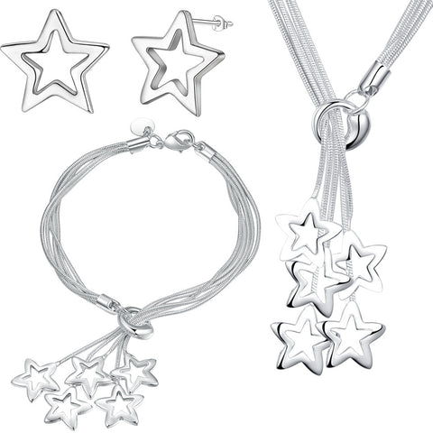 Silver Jewelry Set LST339