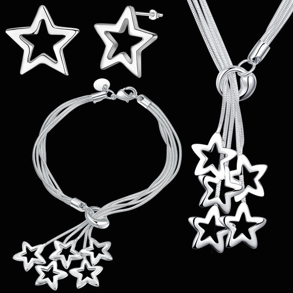 Silver Jewelry Set LST339