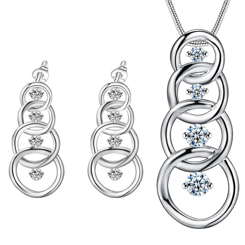 Silver Jewelry Set LST340