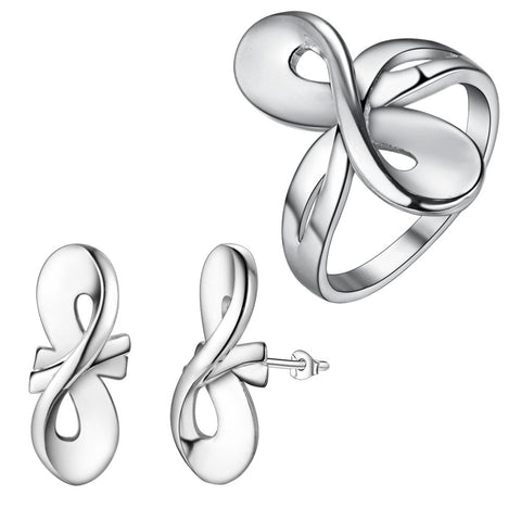 Silver Jewelry Set LST342