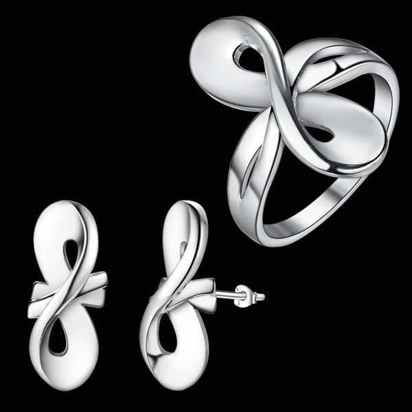 Silver Jewelry Set LST342