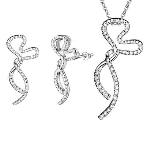 Silver Jewelry Set LST343