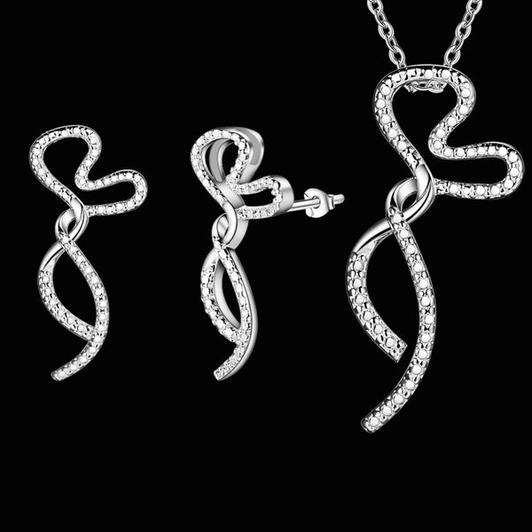 Silver Jewelry Set LST343