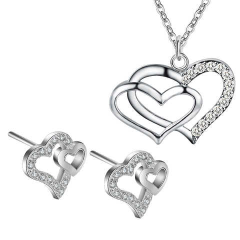 Silver Jewelry Set LST344