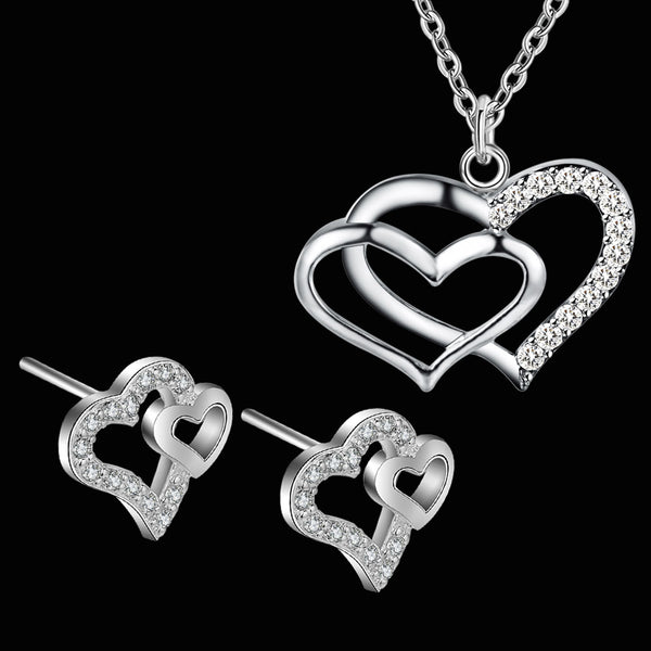 Silver Jewelry Set LST344