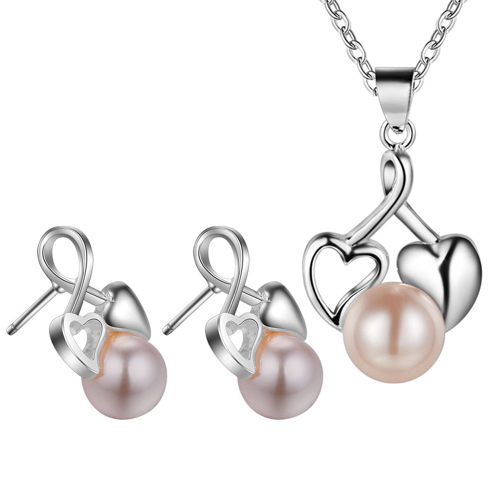 Silver Jewelry Set LST345