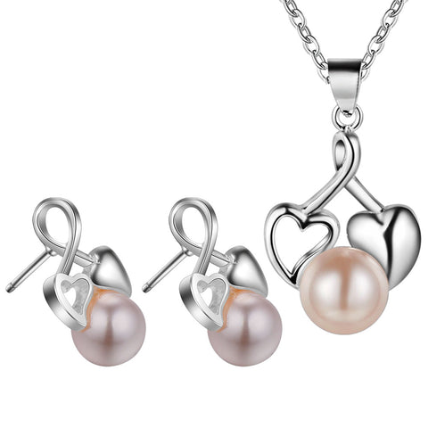 Silver Jewelry Set LST345