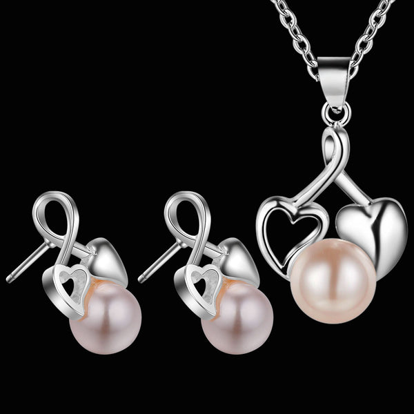 Silver Jewelry Set LST345