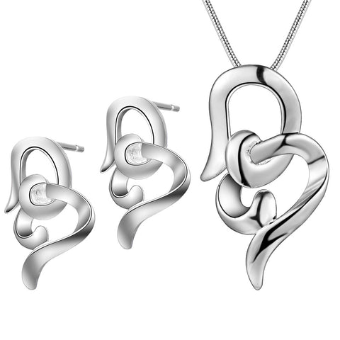 Silver Jewelry Set LST346