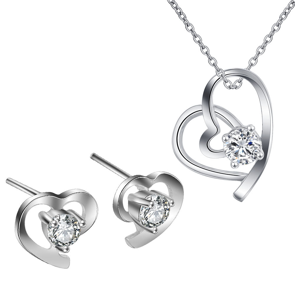Silver Jewelry Set LST348