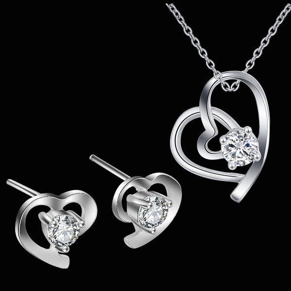 Silver Jewelry Set LST348