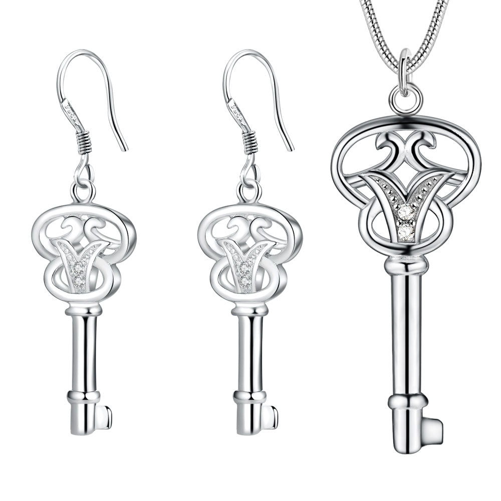 Silver Jewelry Set LST351