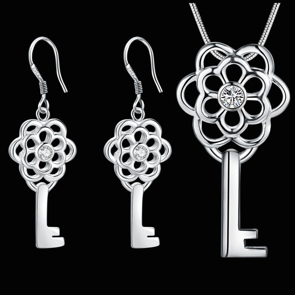 Silver Jewelry Set LST354