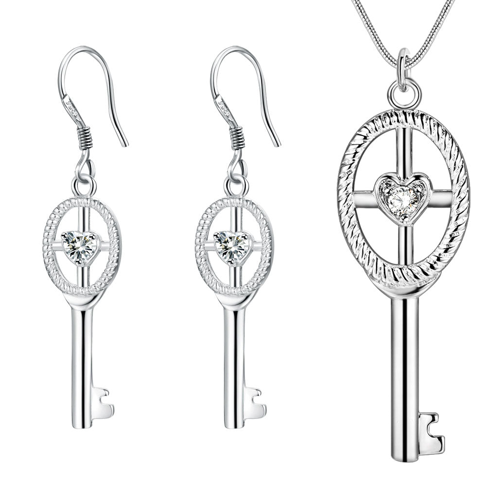 Silver Jewelry Set LST355