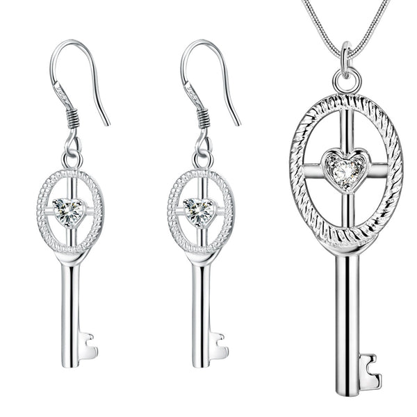 Silver Jewelry Set LST355