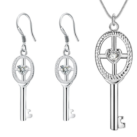 Silver Jewelry Set LST355