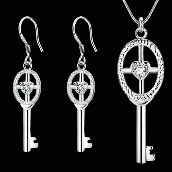 Silver Jewelry Set LST355