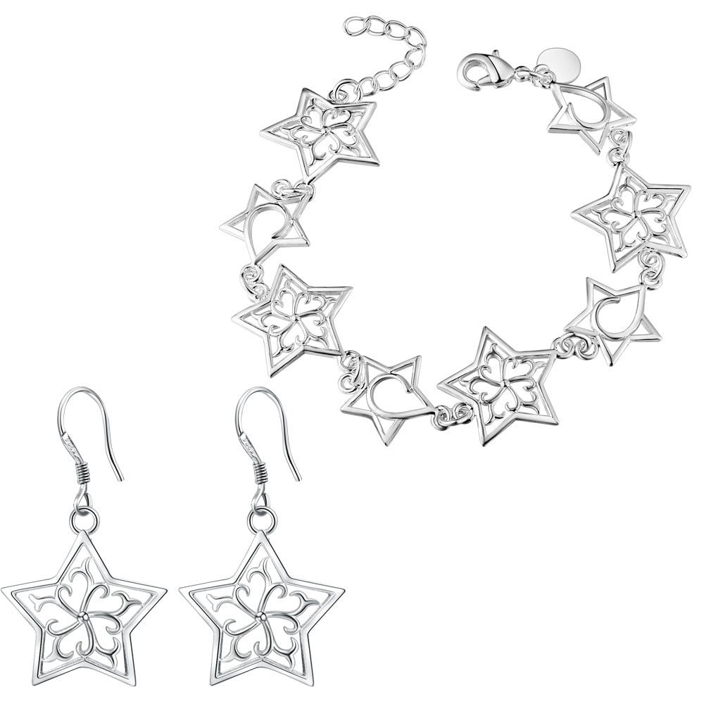 Silver Jewelry Set LST357