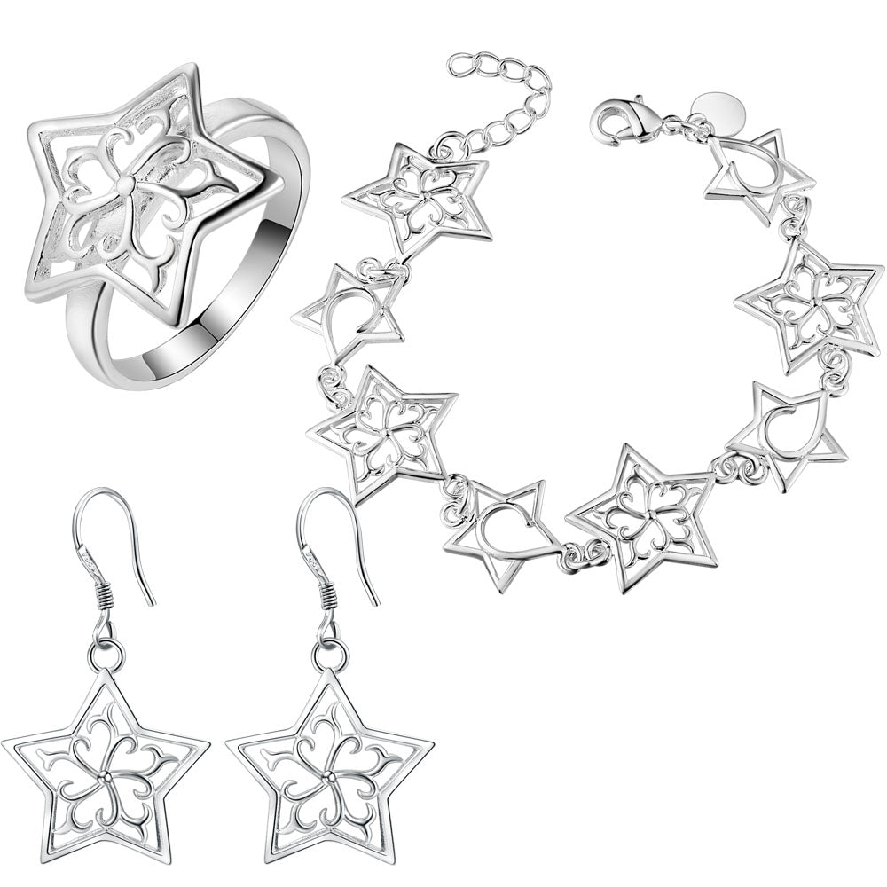 Silver Jewelry Set LST358