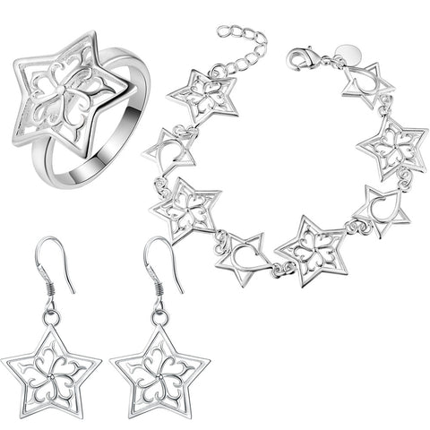 Silver Jewelry Set LST358