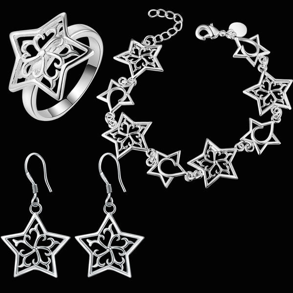 Silver Jewelry Set LST358