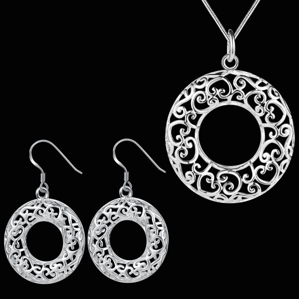 Silver Jewelry Set LST363