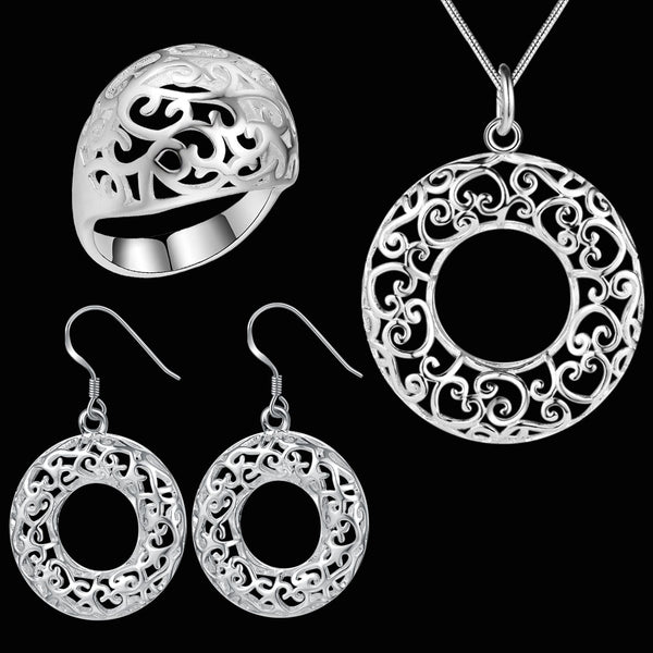 Silver Jewelry Set LST364