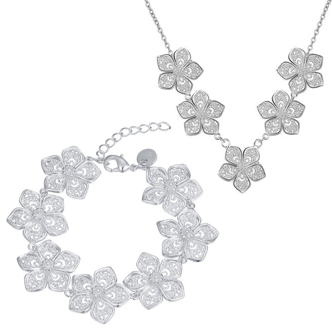 Silver Jewelry Set LST365