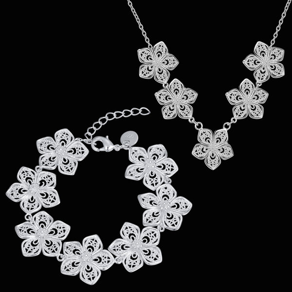 Silver Jewelry Set LST365