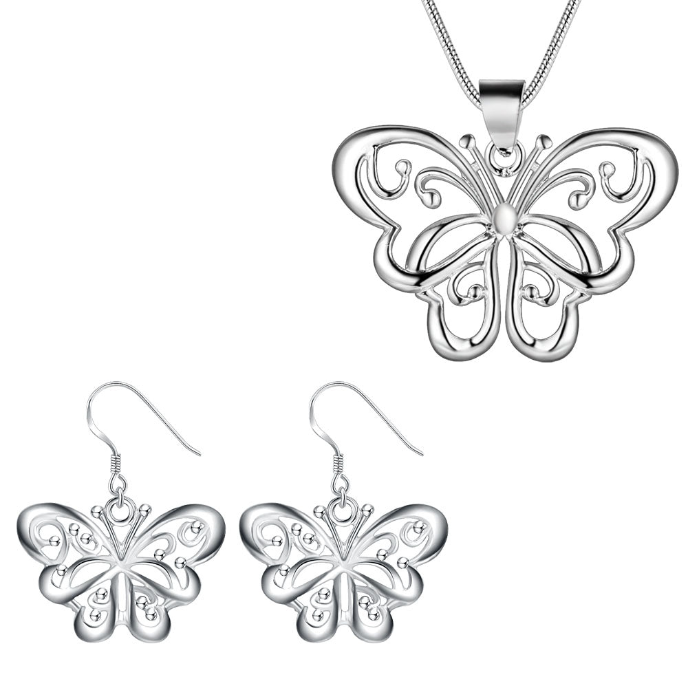 Silver Jewelry Set LST367