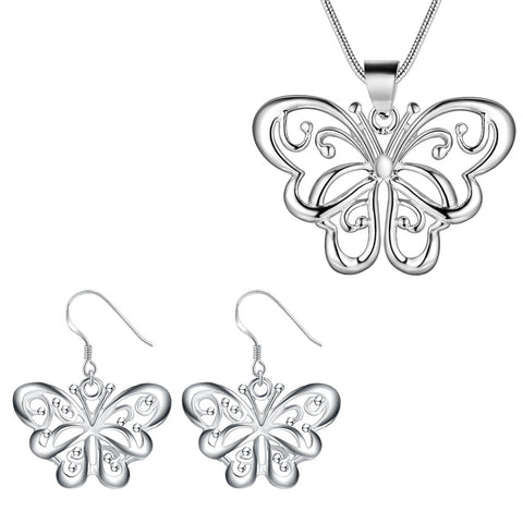 Silver Jewelry Set LST367