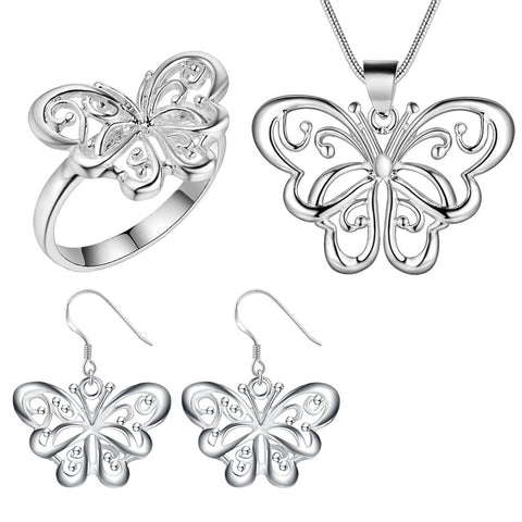 Silver Jewelry Set LST368