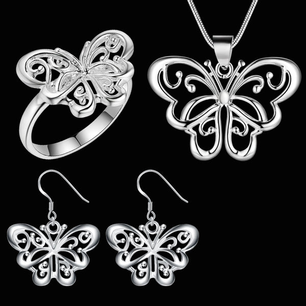 Silver Jewelry Set LST368