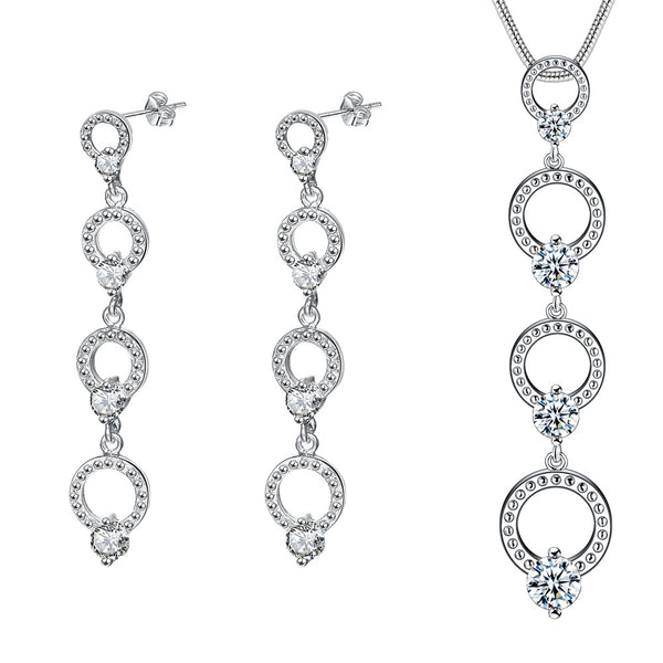 Silver Jewelry Set LST370