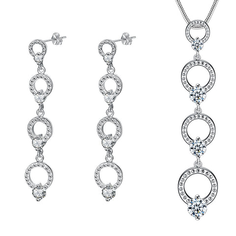 Silver Jewelry Set LST370