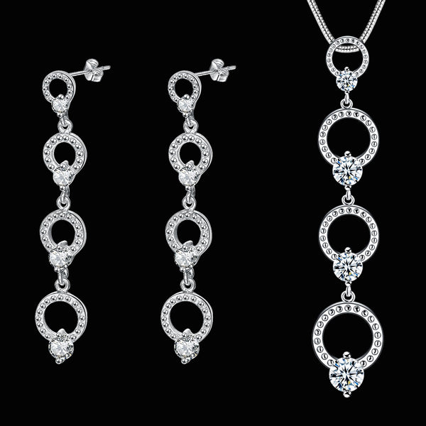 Silver Jewelry Set LST370