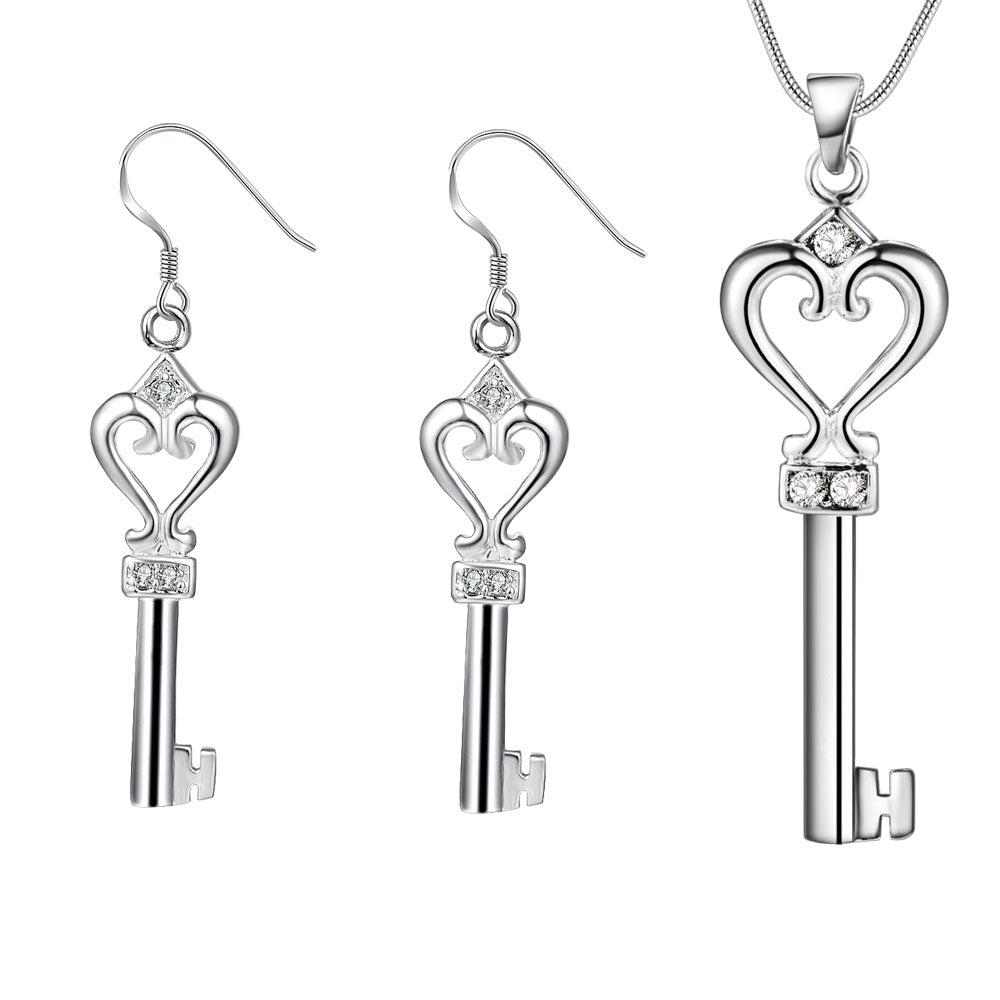 Silver Jewelry Set LST372