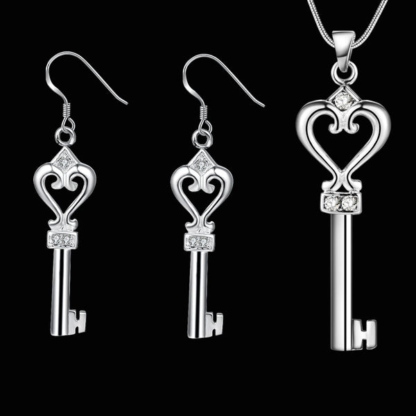 Silver Jewelry Set LST372