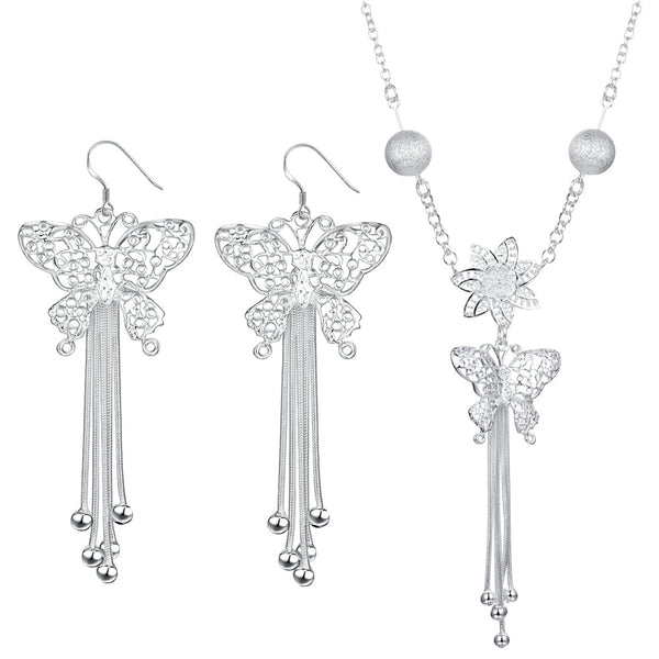Silver Jewelry Set LST373
