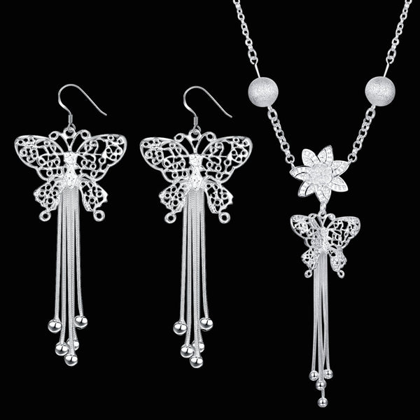 Silver Jewelry Set LST373