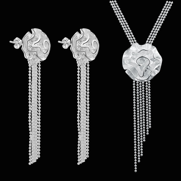 Silver Jewelry Set LST375