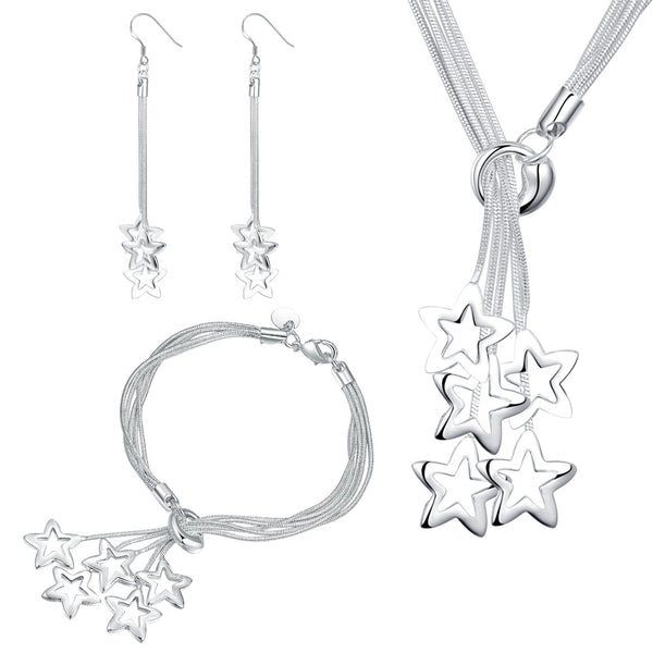 Silver Jewelry Set LST376
