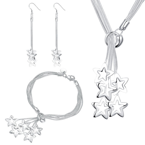 Silver Jewelry Set LST376
