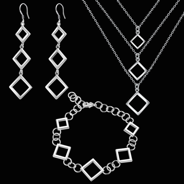 Silver Jewelry Set LST377