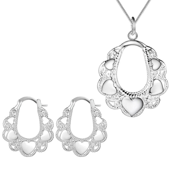 Silver Jewelry Set LST380