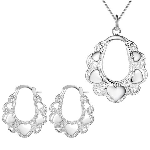 Silver Jewelry Set LST380