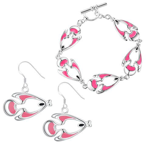 Silver Jewelry Set LST382
