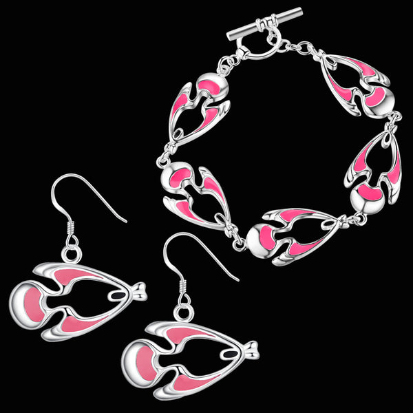 Silver Jewelry Set LST382