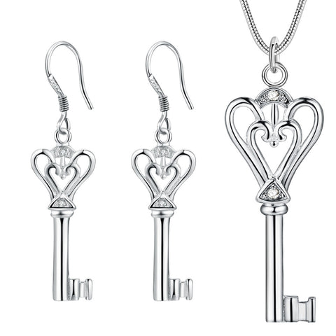 Silver Jewelry Set LST384
